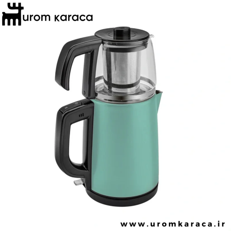 چایساز برقی کاراجا retro glass سبز آبی