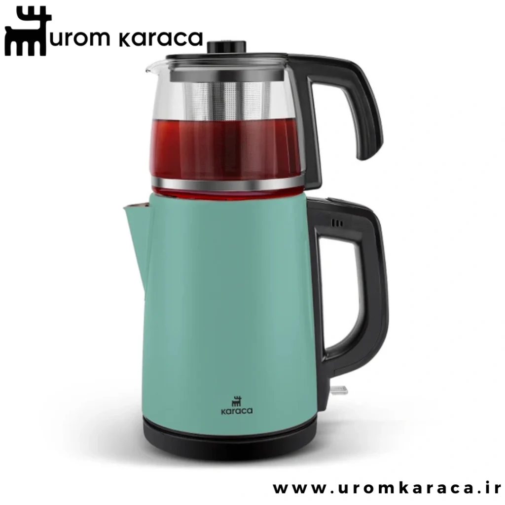 چایساز برقی کاراجا retro glass سبز آبی