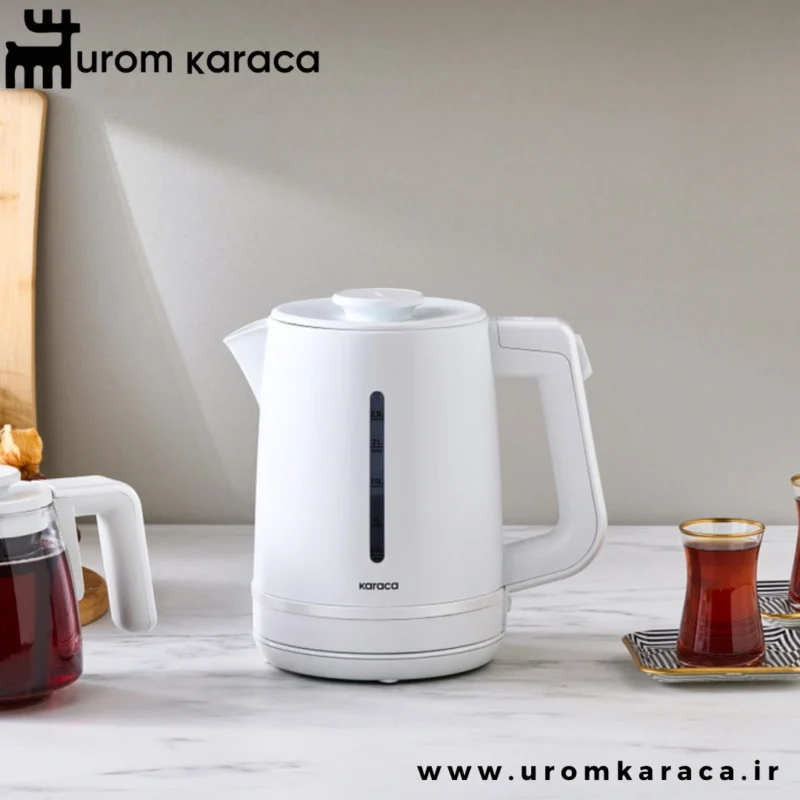 دستگاه چای ساز کاراچا مدل Grande XL سفید مرواریدی