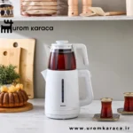 دستگاه چای ساز کاراچا مدل Grande XL سفید مرواریدی