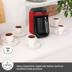 قهوه ساز چهار کاره کاراجا Hatır Hups Quartz قرمز گیلاسی