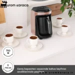 قهوه ساز چهار کاره کاراجا Hatir Hups Quartz رزگلد