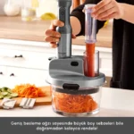 ربات آشپزخانه کاراجا Mastermaid Prosteel طوسی 2500 وات - Image 8