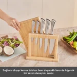 سرویس چاقو و تخته برش 7 پارچه کاراجا Vigor - Image 4