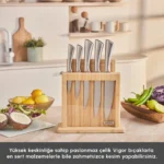 سرویس چاقو و تخته برش 7 پارچه کاراجا Vigor - Image 6