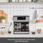 دستگاه اسپرسو ساز و قهوه دمی کاراجا Coffee Art 2 in 1 مشکی - تصویر 3