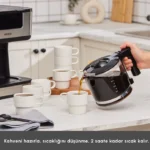 دستگاه اسپرسو ساز و قهوه دمی کاراجا Coffee Art 2 in 1 مشکی - تصویر 6