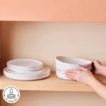 سرویس غذاخوری 55 پارچه 12 نفره کاراجا Earth Collection Clay سفید - تصویر 8