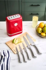 سرویس چاقو 6 پارچه کاراجا Retroway قرمز - Image 2