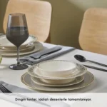 سرویس غذاخوری 24 پارچه ۶ نفره کاراجا Forever Bone Globe - تصویر 7