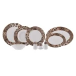 سرویس غذاخوری 56 پارچه 12 نفره کاراجا Leona New Bone - تصویر 5