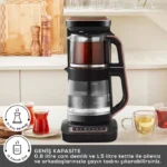 چایساز و قهوه ساز سخنگو کاراجا Robotea Pro Connect 4 in 1 رزگلد - Image 4