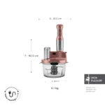 ربات آشپزخانه کاراجا Mastermaid Prosteel رزگلد 2500 وات - Image 14