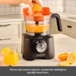 ربات آشپزخانه کاراجا Mastermaid Power Max 11 in 1 مشکی نقره ای مات - تصویر 11