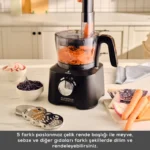 ربات آشپزخانه کاراجا Mastermaid Power Max 11 in 1 مشکی نقره ای مات - تصویر 7