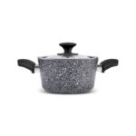 سرویس قابلمه 7 پارچه کاراجا Biogranit Grey Rock طوسی - تصویر 6