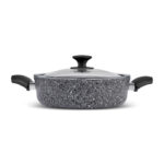 سرویس قابلمه 7 پارچه کاراجا Biogranit Grey Rock طوسی - تصویر 9