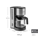 قهوه ساز دمی کاراجا FreshBrew استیل - تصویر 2