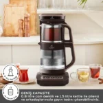 چایساز و قهوه ساز سخنگو کاراجا Robotea Pro Connect 4 in 1 قهوه ای گردویی - Image 4