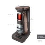 چایساز و قهوه ساز سخنگو کاراجا Robotea Pro Connect 4 in 1 قهوه ای گردویی - Image 2