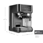 اسپرسوساز تمام اتوماتیک کاراجا MyCaffe باریستا مشکی مات - تصویر 2