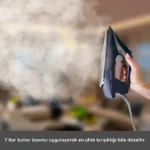 اتو بخار مخزن دار کاراجا Vantuz Steammaster آبی رز - تصویر 7