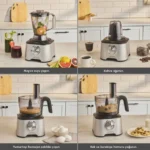 ربات آشپزخانه کاراجا Mastermaid Power 10 in 1 نقره ای - تصویر 5