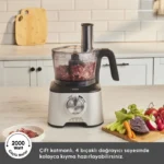 ربات آشپزخانه کاراجا Mastermaid Power 10 in 1 نقره ای - تصویر 7