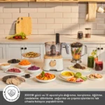 ربات آشپزخانه کاراجا Mastermaid Power 10 in 1 طرح چوب - تصویر 3
