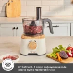 ربات آشپزخانه کاراجا Mastermaid Power 10 in 1 طرح چوب - تصویر 7