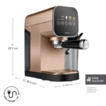 اسپرسوساز دیجیتال با فوم ساز شیر کاراجا MyCaffe باریستا S20 انبه ای - تصویر 10
