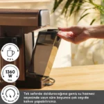 اسپرسوساز دیجیتال با فوم ساز شیر کاراجا MyCaffe باریستا S20 انبه ای - تصویر 8