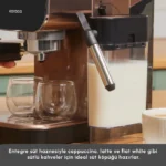 اسپرسوساز دیجیتال با فوم ساز شیر کاراجا MyCaffe باریستا S20 انبه ای - تصویر 6