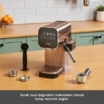 اسپرسوساز دیجیتال با فوم ساز شیر کاراجا MyCaffe باریستا S20 انبه ای - تصویر 2