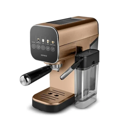 اسپرسوساز دیجیتال با فوم ساز شیر کاراجا MyCaffe باریستا S20 انبه ای
