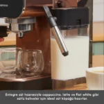 اسپرسوساز دیجیتال با فوم ساز شیر کاراجا MyCaffe باریستا S20 مسی - تصویر 9
