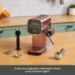 اسپرسوساز دیجیتال با فوم ساز شیر کاراجا MyCaffe باریستا S20 مسی - تصویر 13