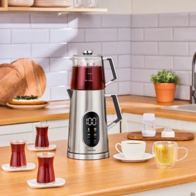 چای ساز دیجیتال استیل دو جداره کاراجا کول تاچ Cool Touch 1503