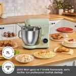 همزن کاسه دار کاراجا Mastermaid Chef Ultra سبز روشن 2000 وات - تصویر 6