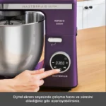 همزن کاسه دار کاراجا Mastermaid Chef Ultra بنفش 2000 وات - تصویر 5