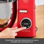 همزن کاسه دار کاراجا Mastermaid Chef Ultra قرمز درباری 2000 وات - تصویر 6