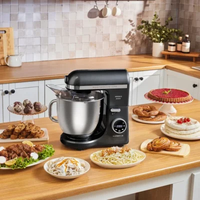 همزن کاسه دار کاراجا Mastermaid Chef Ultra مشکی مات 2000 وات
