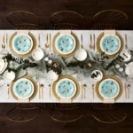 سرویس غذاخوری 58 پارچه کاراجا Grace Mint - تصویر 4