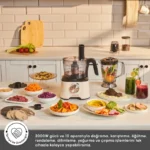 ربات آشپزخانه کاراجا Mastermaid Power 10 in 1 کرم روشن - تصویر 3