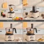 ربات آشپزخانه کاراجا Mastermaid Power 10 in 1 کرم روشن - تصویر 5