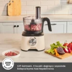 ربات آشپزخانه کاراجا Mastermaid Power 10 in 1 کرم روشن - تصویر 7