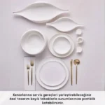 سرویس غذاخوری 55 پارچه 12 نفره کاراجا Earth Collection Clay سفید - تصویر 6