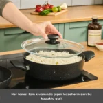 سرویس قابلمه 7 پارچه کاراجا Defne Biogranit V2 مشکی - Image 6
