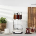 چایساز شیشه ای هومند Royaltea 1749H سفید - Image 6