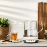 چایساز شیشه ای هومند Royaltea 1749H سفید - Image 3